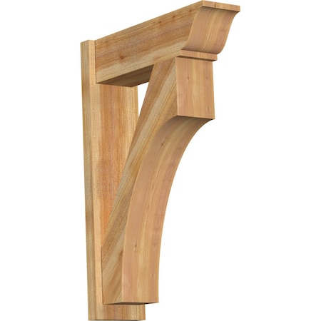 Ekena Millwork Westlake Traditional Rough Sawn Outlooker, Western Red Cedar, 8"W x 26"D x 38"H OUT08X26X38WTL01RWR